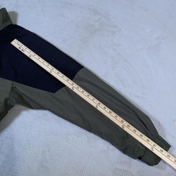 VINTAGE 90s Woolrich Jacket Mens Medium Green Full‎ Zip Hiking Hiker Outdoors B3 - Picture 14 of 16